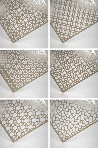 Geometric Patterns Modern Mashrabiya Patterns