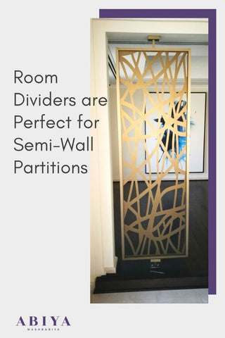 Room Dividers are perfect for semi-wall partitions