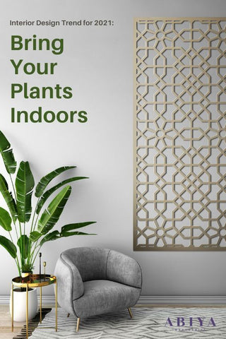 Interior Design Trend is to bring your plants indoors decorate your home with plants