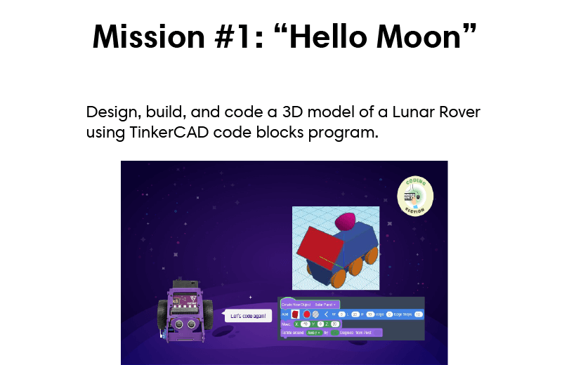 Virtual Mission #1: "Hello Moon"