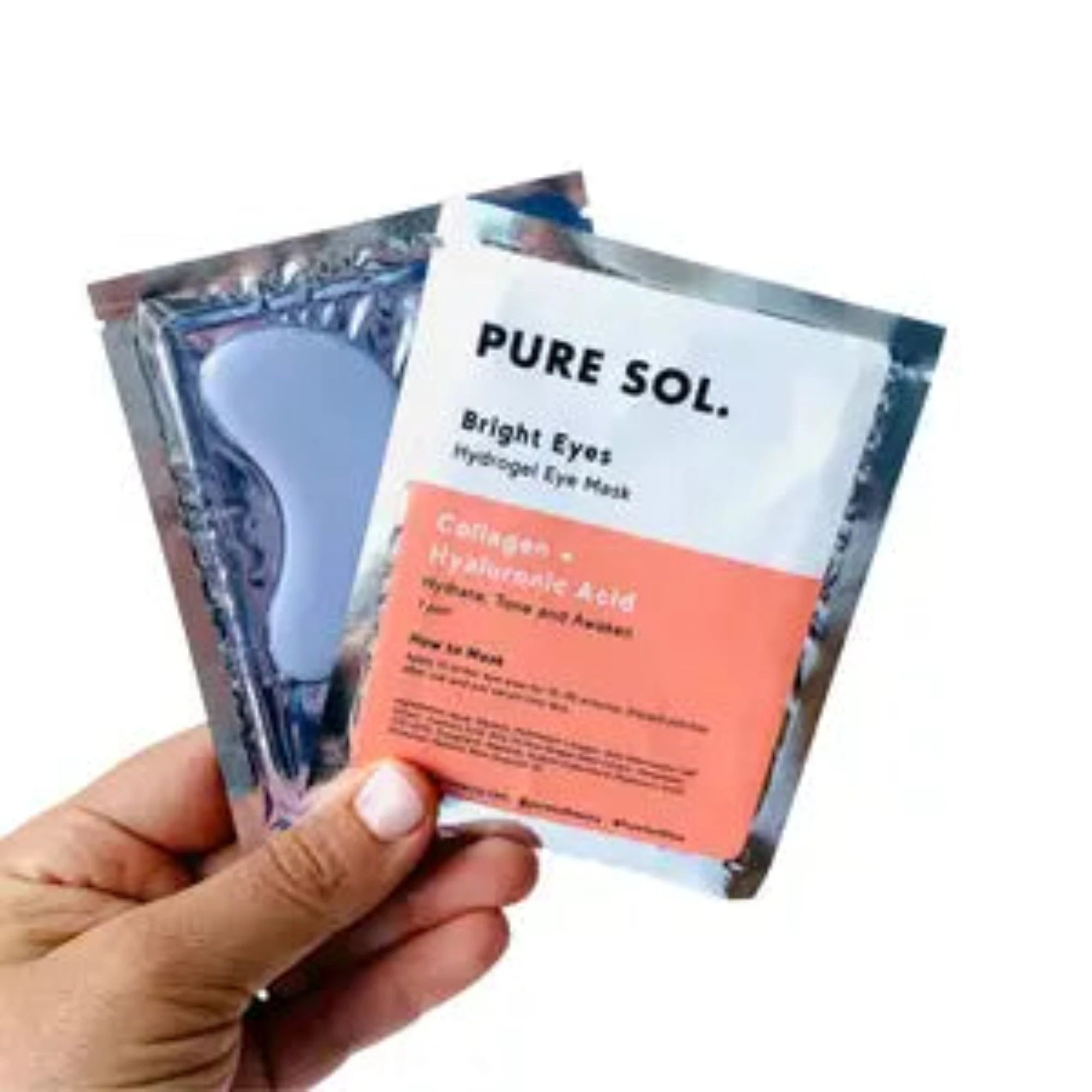 Bright Eyes Collagen + Hyaluronic Acid Hydrogel Eye Mask: Single Set