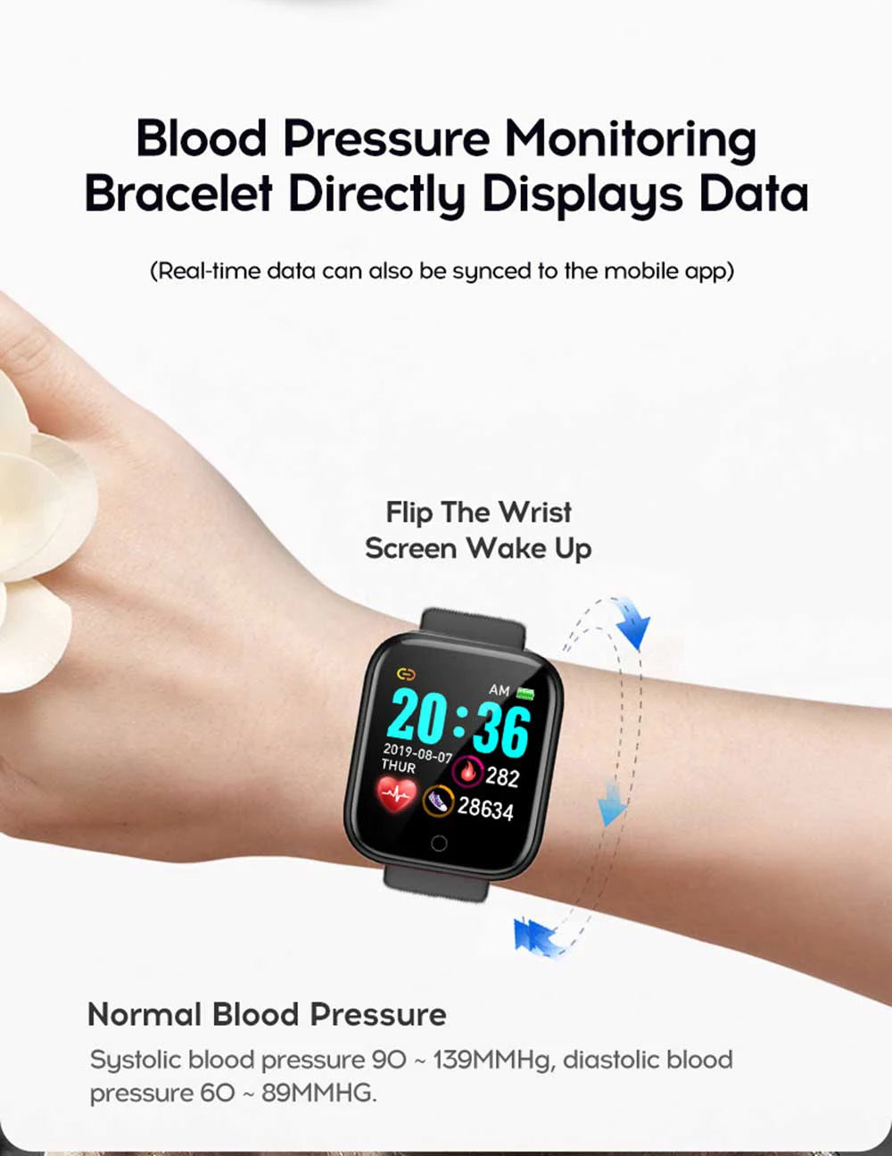 Reloj Inteligente Smartwatch Bluetooth Sensor Pulso Cardiaco D28