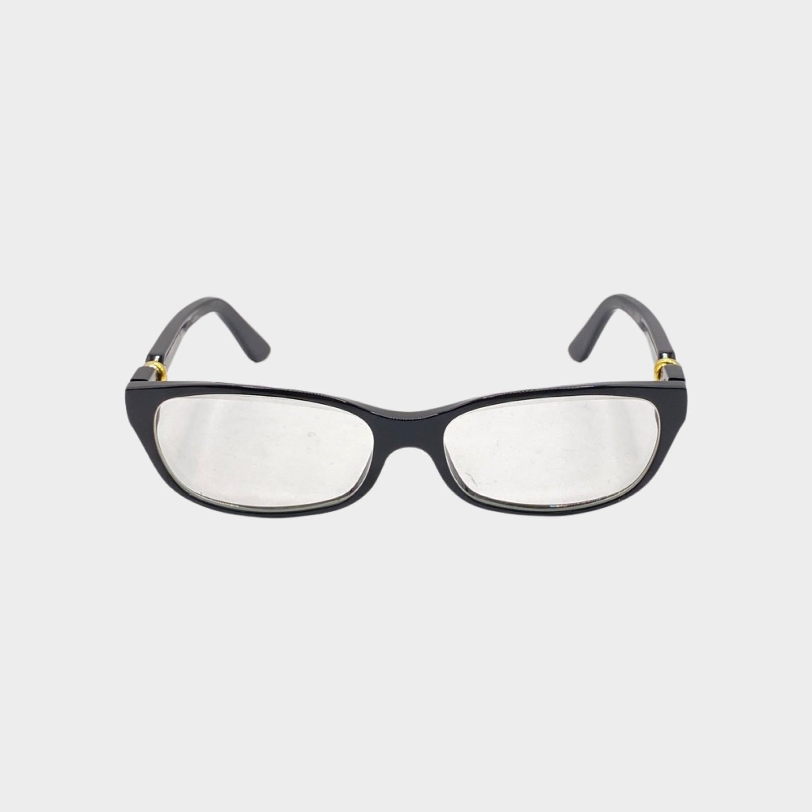 image of Cartier women's black cat eye reading glasses