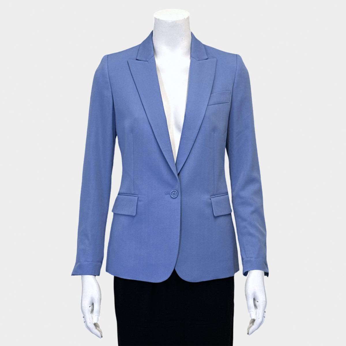 Image of STELLA MCCARTNEY women's light blue wool jacket