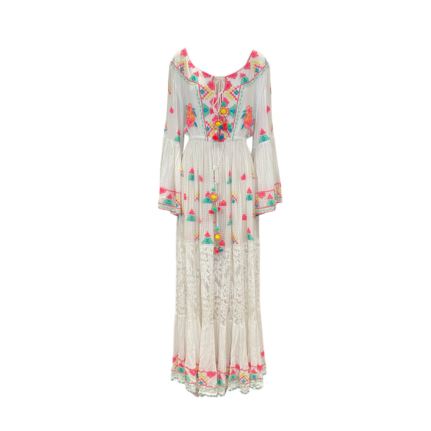 Diamond for Eden embroidered maxi dress | Size M – Loop Generation