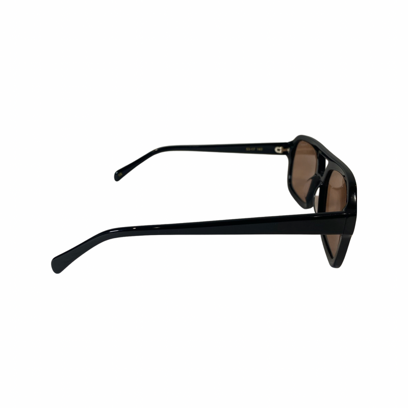Vehla black toffee aviator sunglasses – Loop Generation