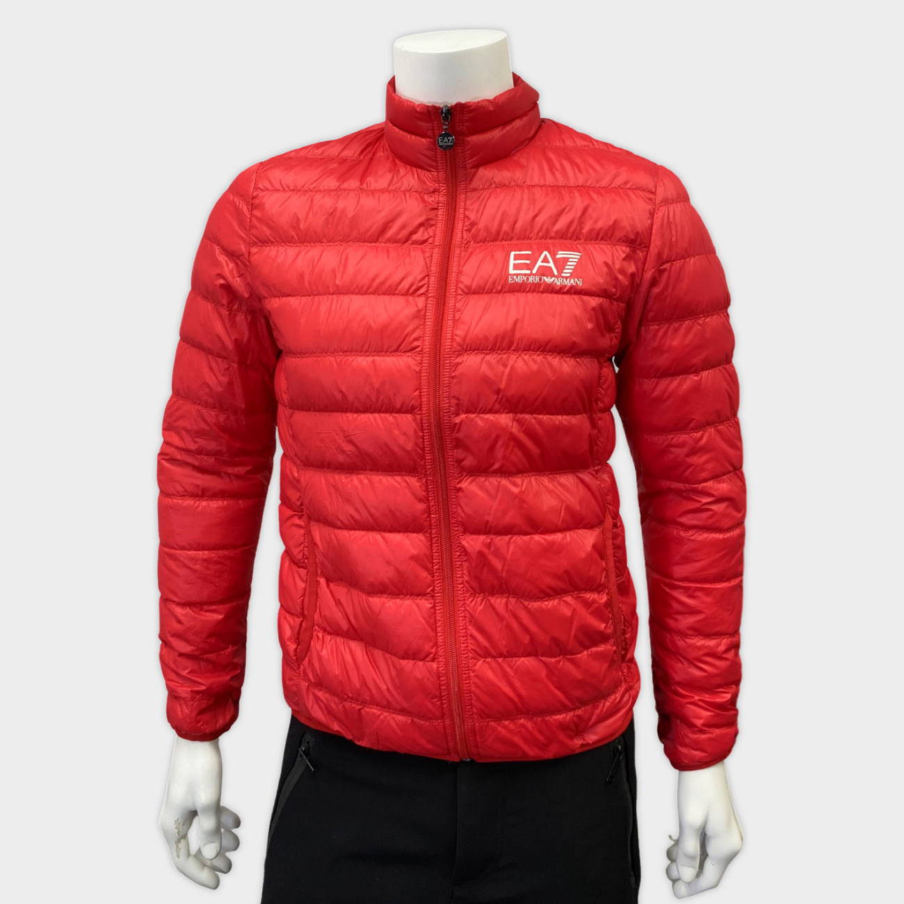 EMPORIO ARMANI BRIGHT RED LIGHT PUFFER JACKET – Loop Generation