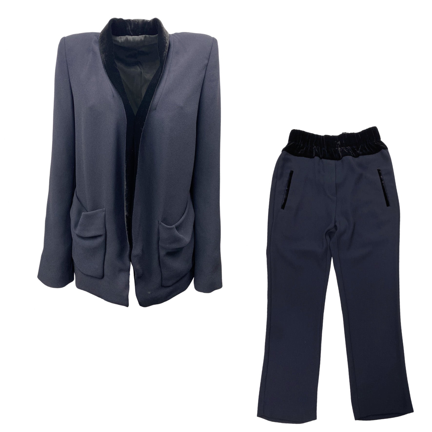 image of THE KOOPLES navy tailored suit set