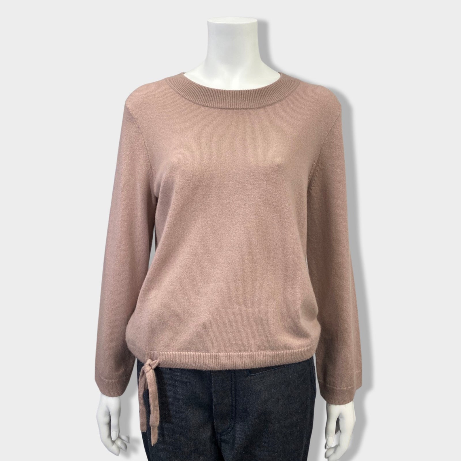 image of MADSWELL nude cashmere jumper