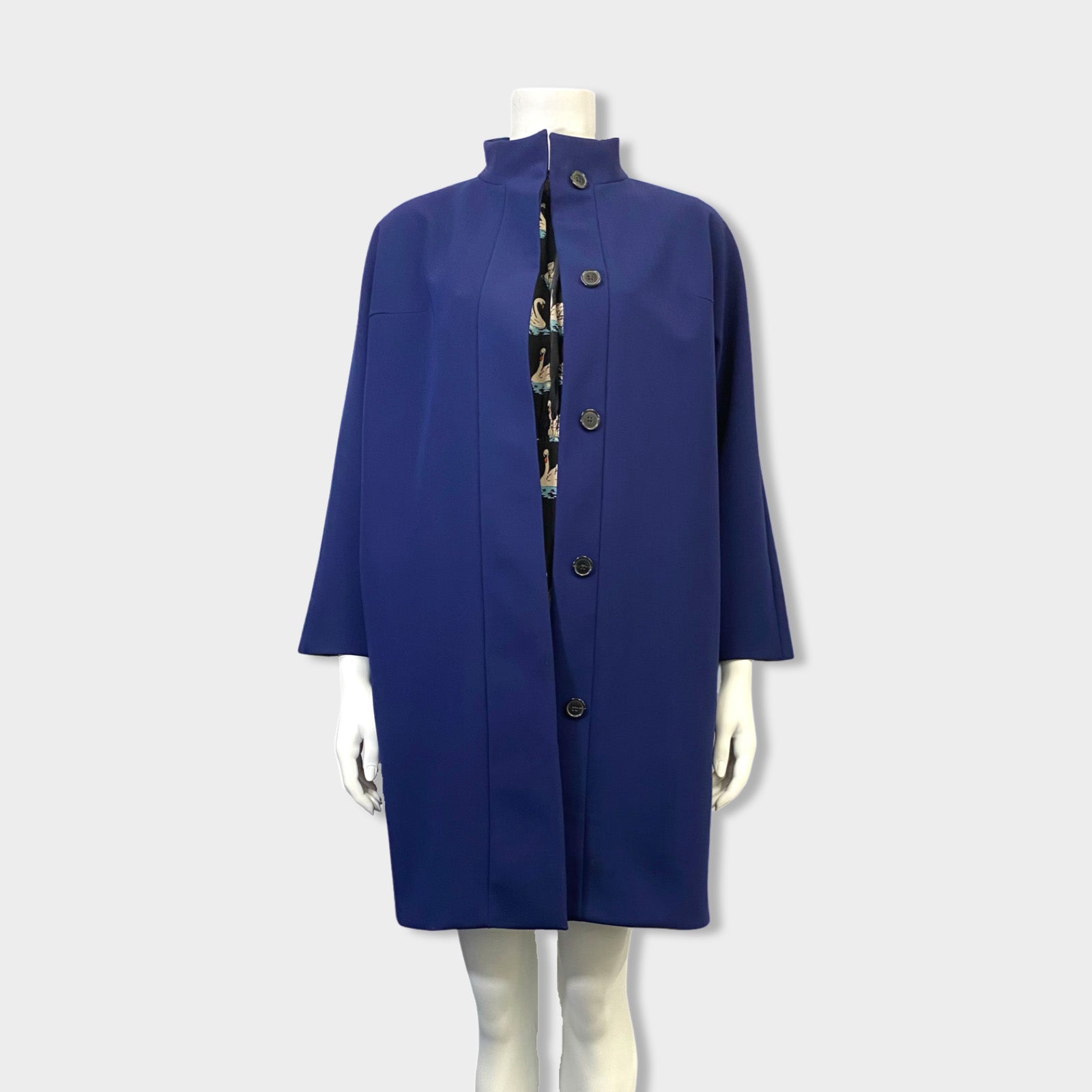 image of MAISON MARGIELA navy coat