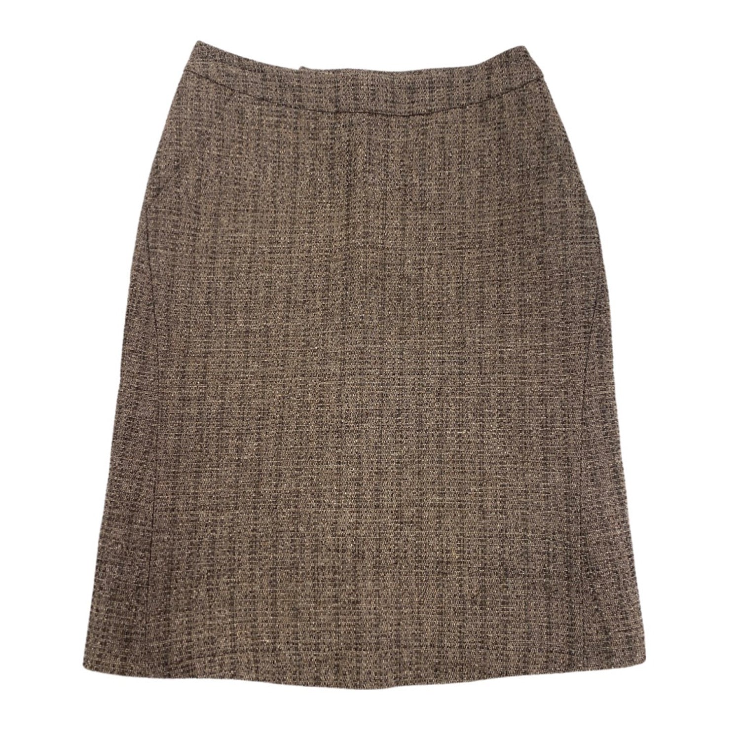 image of MARNI brown woolen skirt