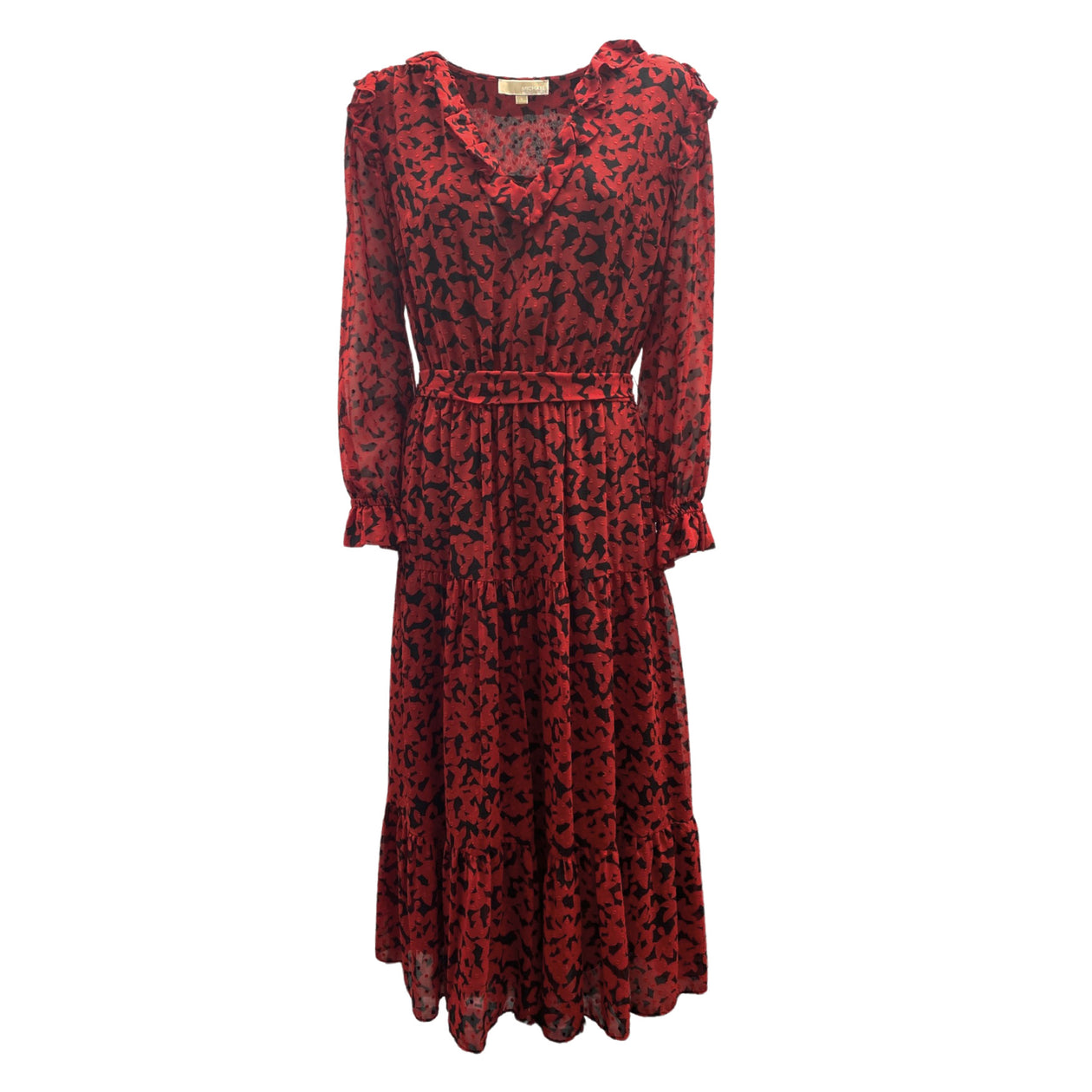 MICHAEL KORS red and black floral dress – Loop Generation