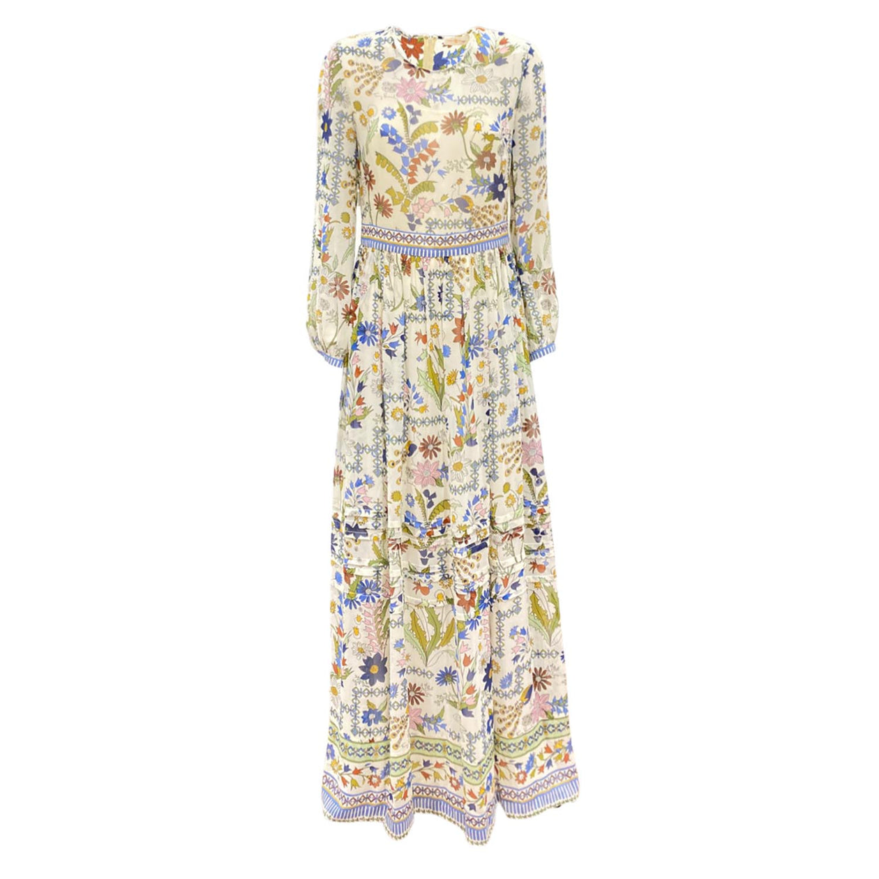 TORY BURCH multicolour floral print silk maxi dress – Loop Generation