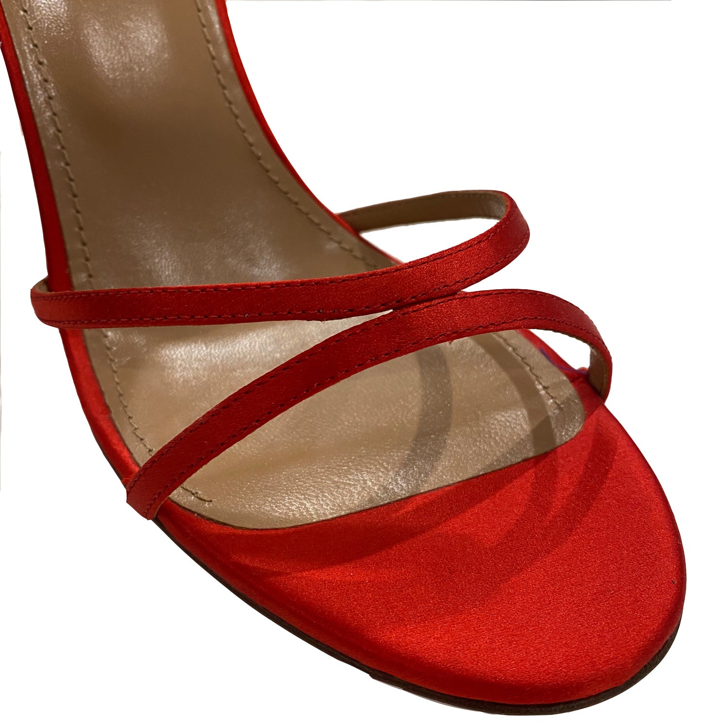 Aquazzura Purist red sandal heels – Loop Generation