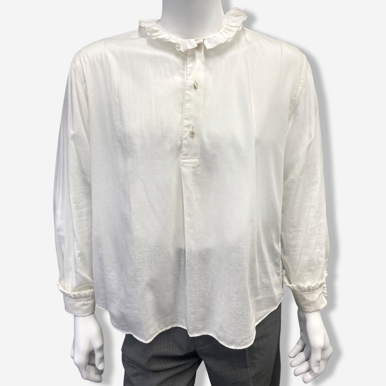 BURBERRY white cotton shirt – Loop Generation