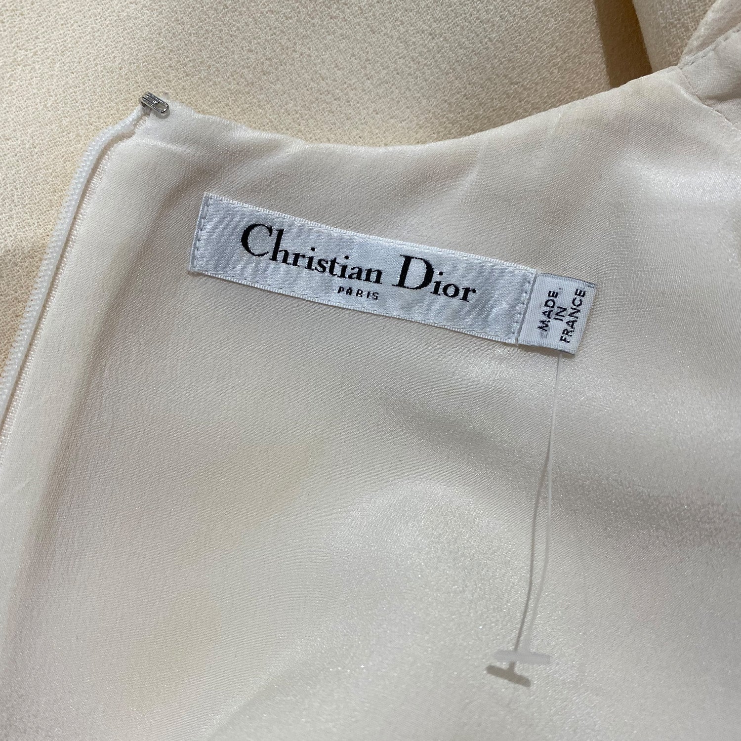 Christian Dior ecru mid-length dress – Loop Generation