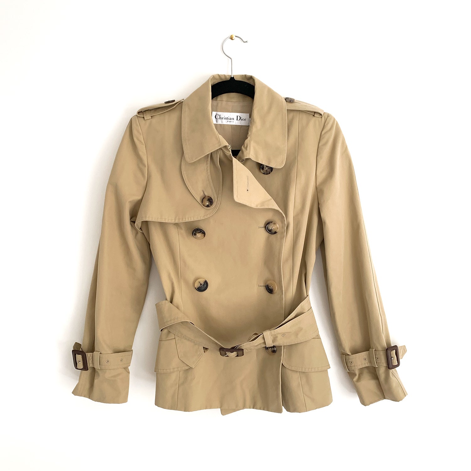 Christian Dior mens trench coat Too big for me and its mens but I  should still get it right  rThriftStoreHauls