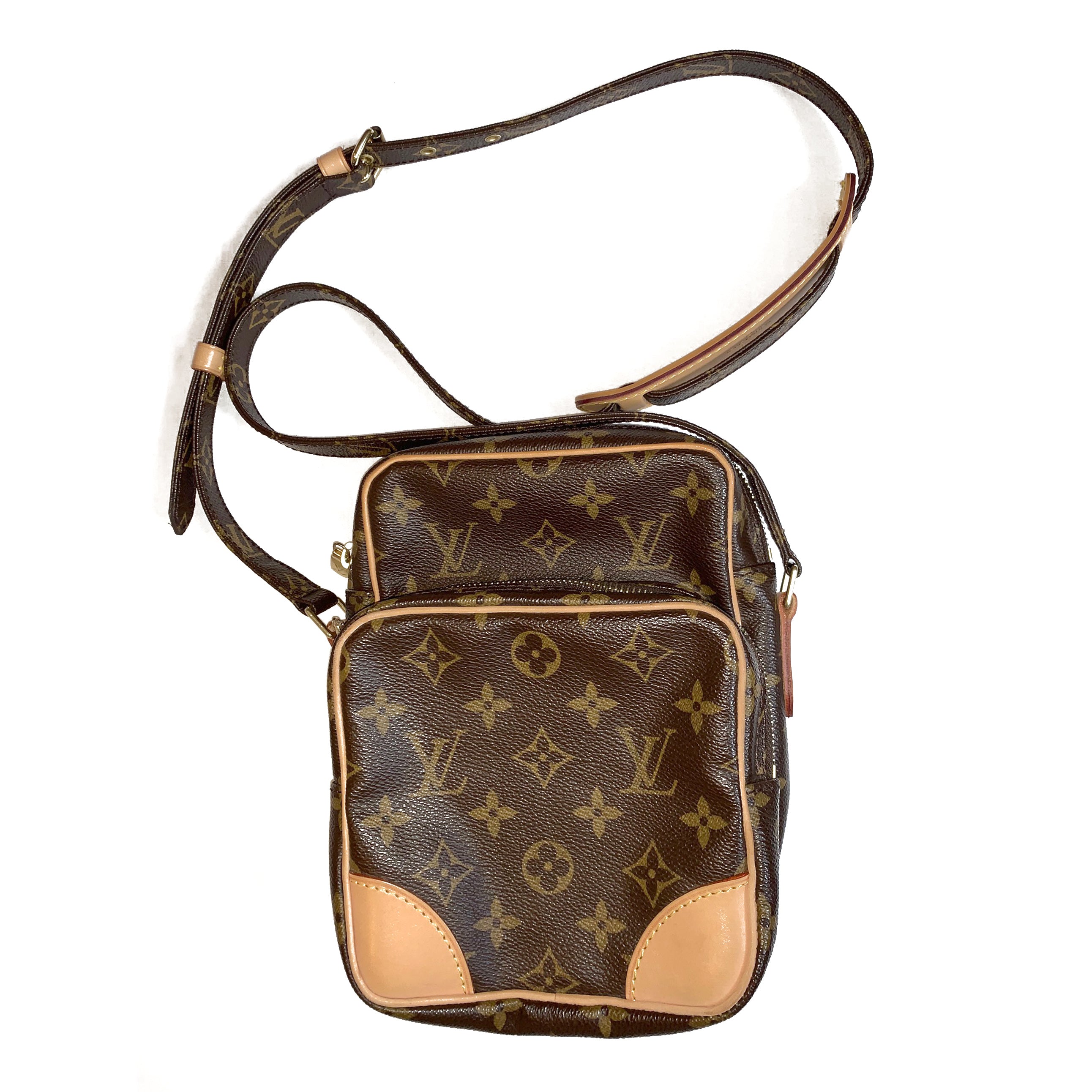 Cartouchière PM Brown Monogram Leather Crossbody Bag Authentic PreOw   The Lady Bag