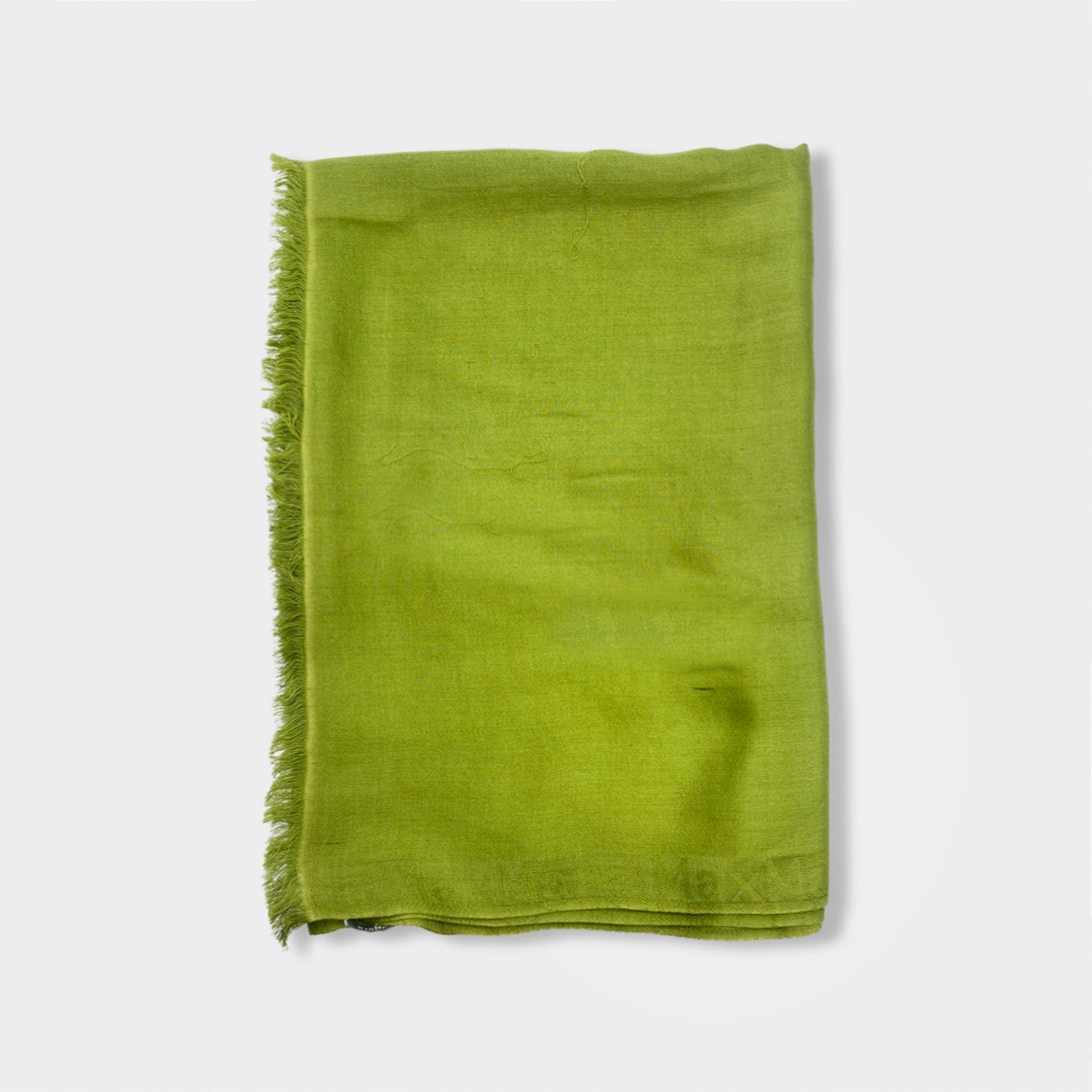 image of MAX MARA olive green scarf