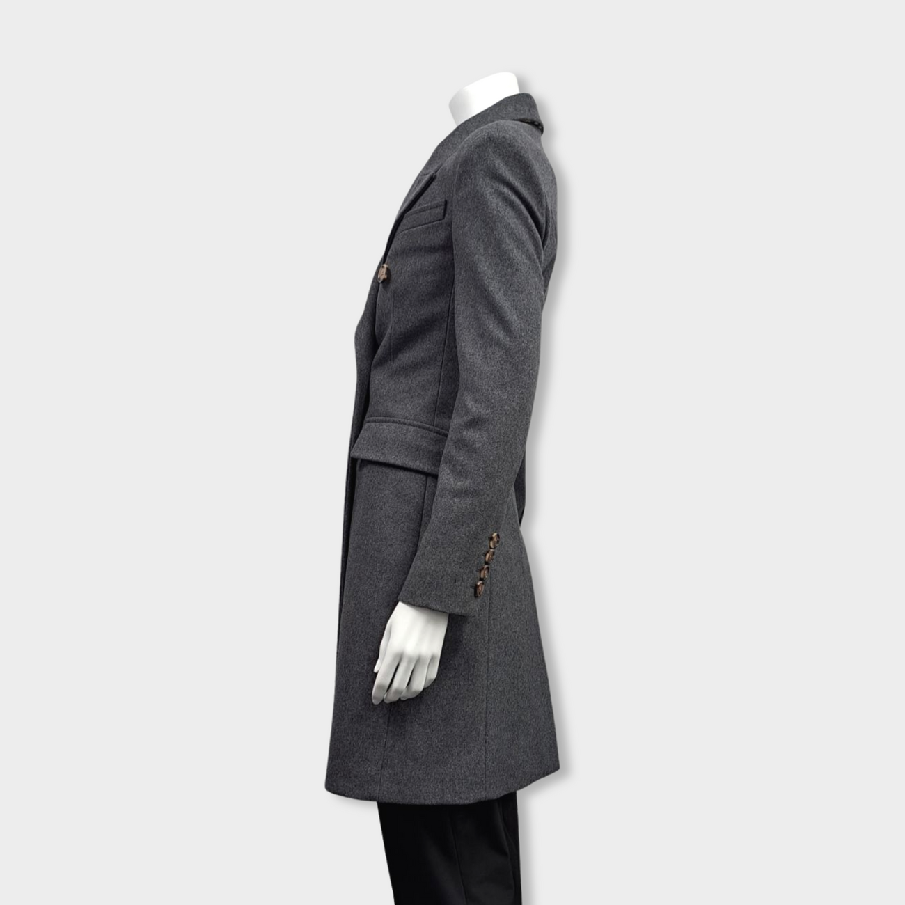 BURBERRY grey wool coat – Loop Generation