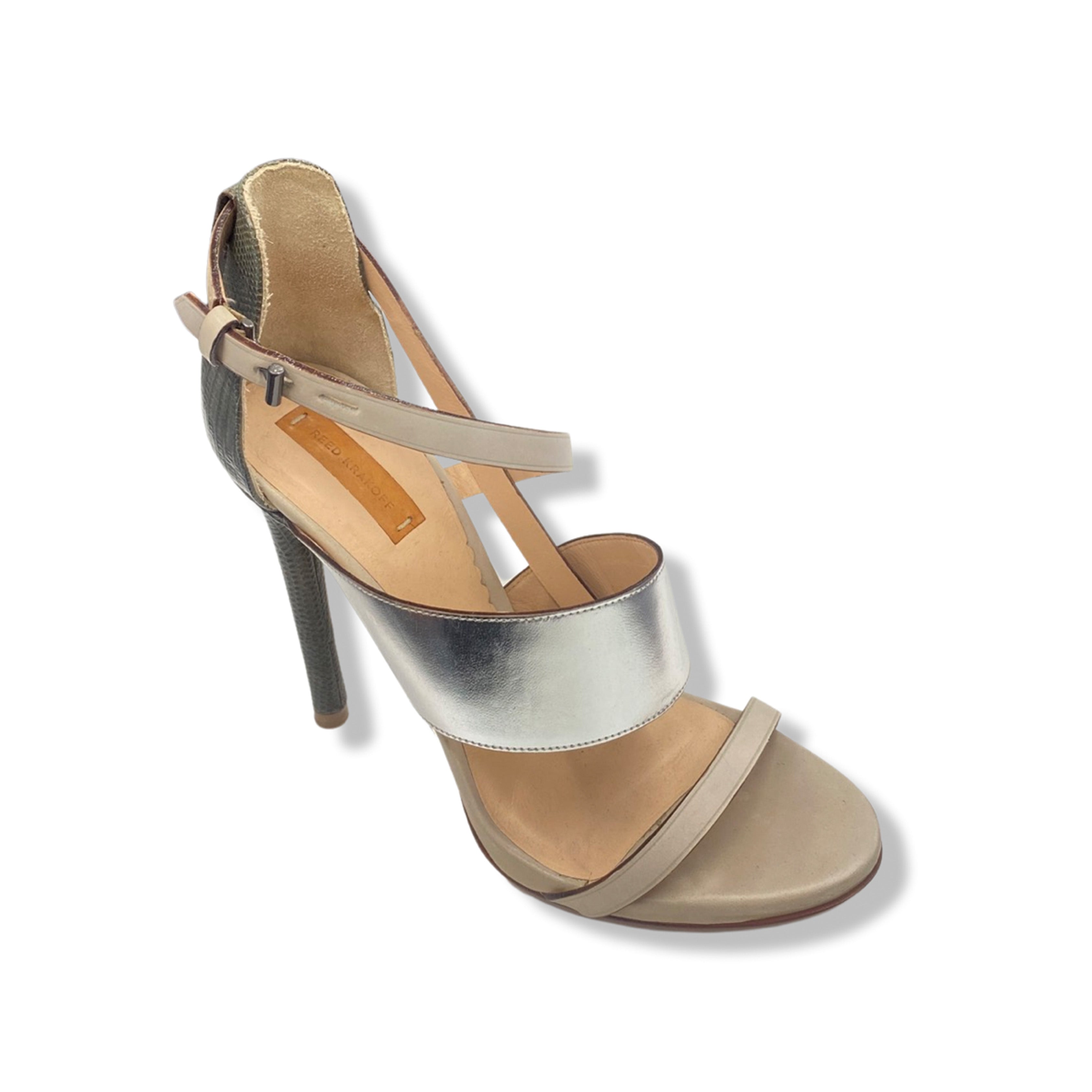 image of REED KRAKOFF multicolour leather sandal heels