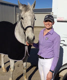 Clinic apparel riding shirt by Equestrianista.