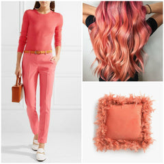 Pantone's Fashion, Home Decor, Hair Color of the Year Living Coral.