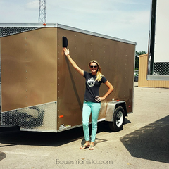 Equestrianista mobile boutique and owner Julie Frykman.