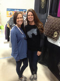 Dressage horse long sleeve tee by Equestrianista worn at the Rolex Three Day Event in Lexington, KY