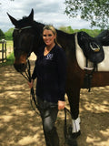 Equestrianista Perfect Fit Logo Sweater worn by Equestrian Fashion blogger the Velvet Rider.