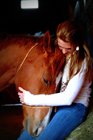 Equestrianista founder Julie Frykman and her equestrian clothing brand muse In Classic Fashion.