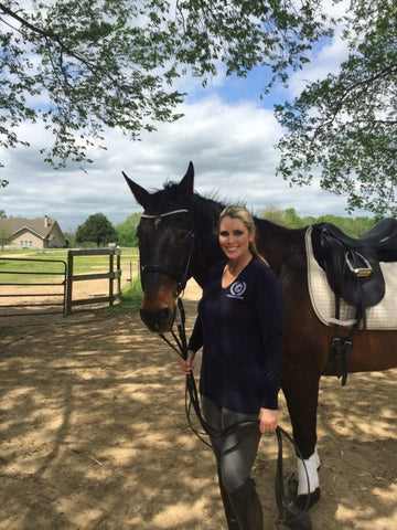 Perfect Fit Schooling Sweater by Equestrianista reviewed by the Velvet Rider Equestrian Blog.