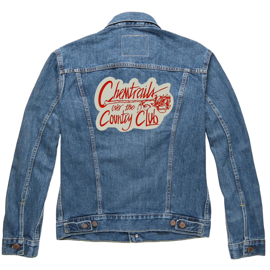 chemtrails over the country club levi's denim jacket