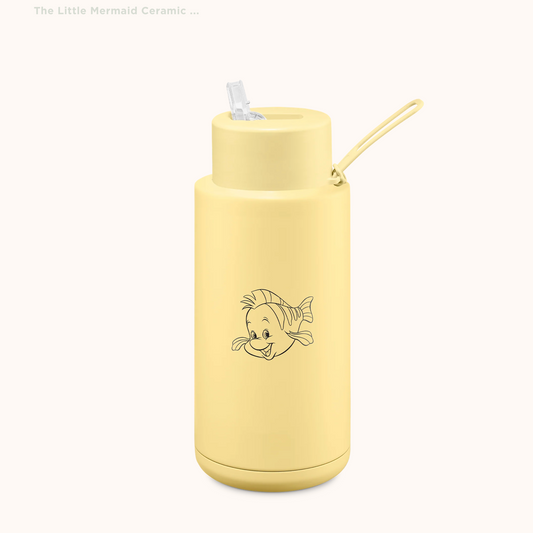 Frank Green Insulated Drink Bottle 1L Disney - Sebastian I The Bento Buzz