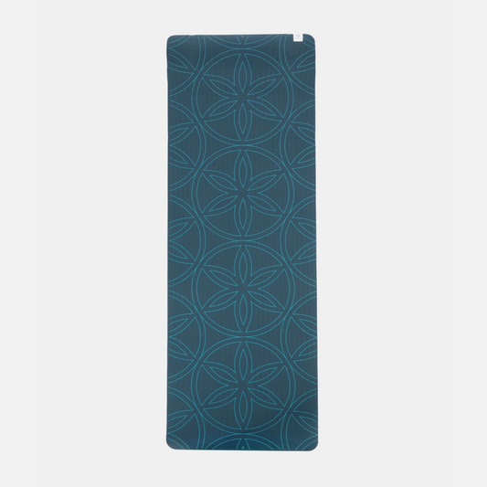 Gaiam Performance Premium Support Yoga Mat 6mm, Sea Glass Pattern