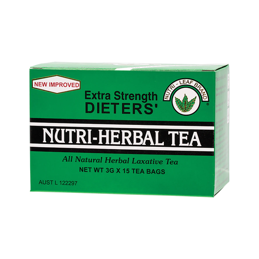 Nutri-Leaf Dieter's Slim Tea Regular Herbal Tea 30 Bags - $13.00 – Natural  Health Organics