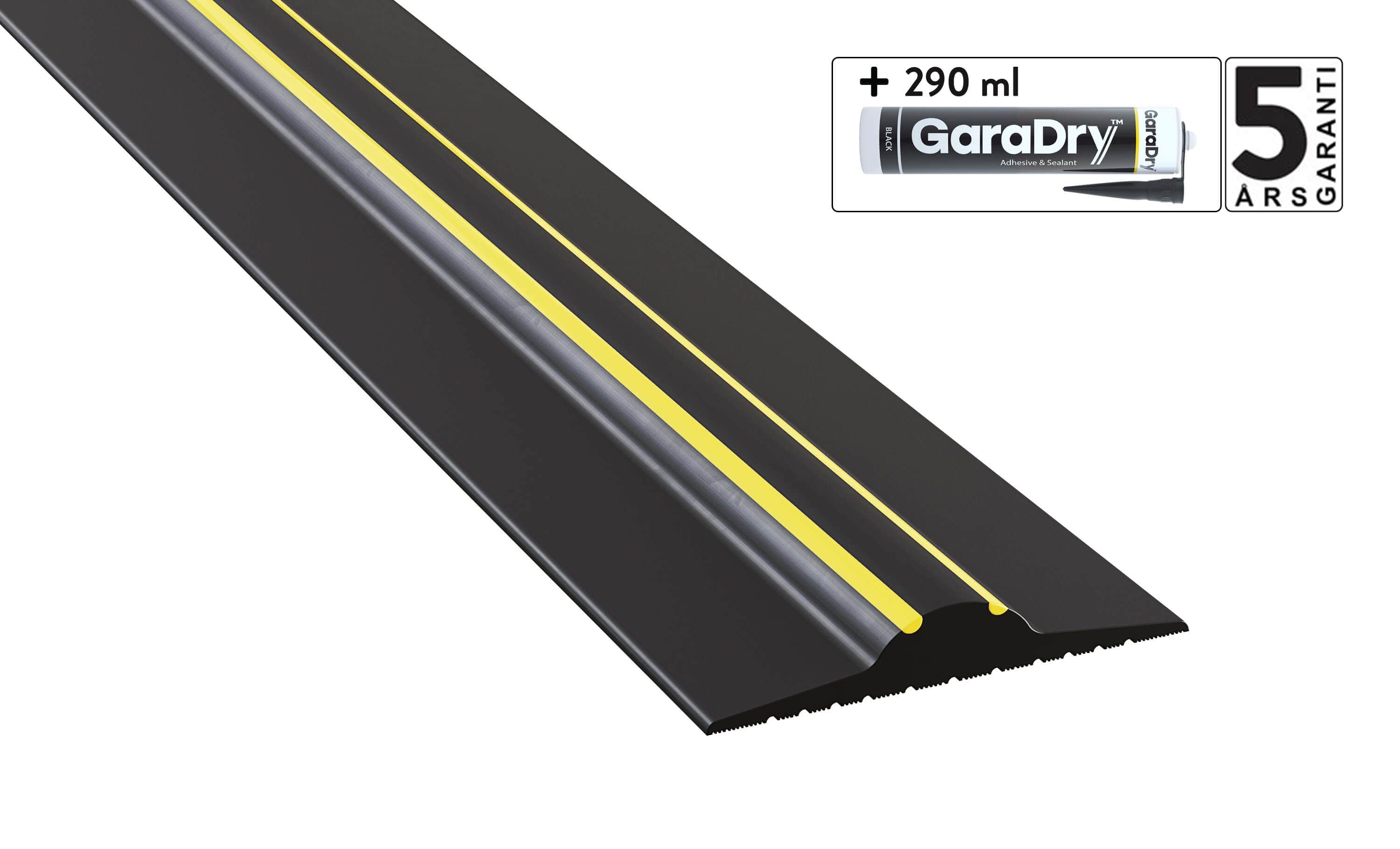 Tætningssæt til GaraDry garageport 2cm (høj) – GaraDry