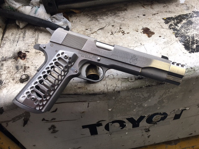 1911 Magwell Grips Valkyrie Dynamics Cobra Skeleton 9547