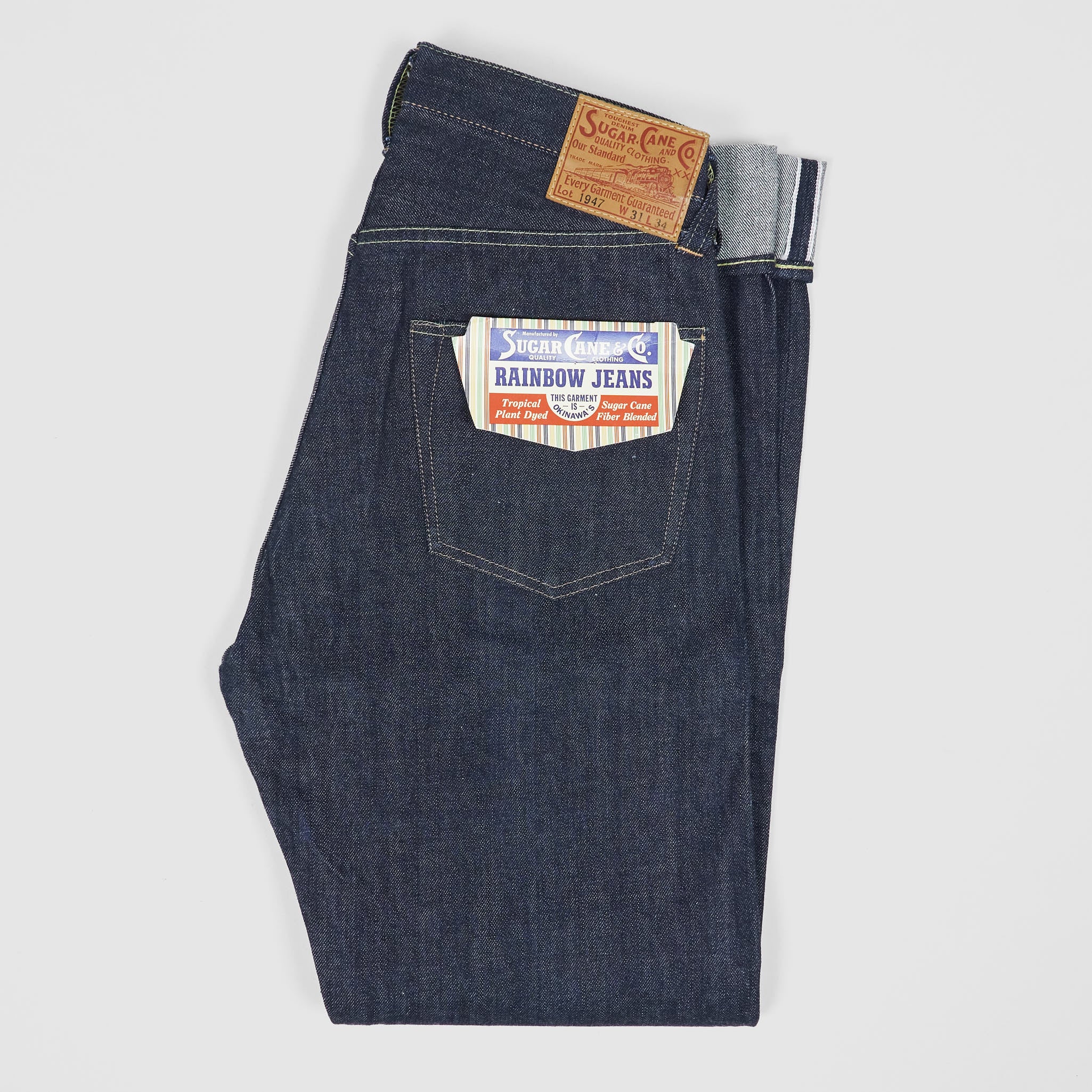 Sugar Cane 1947 Classic Straight Denim Jeans - DeeCee style
