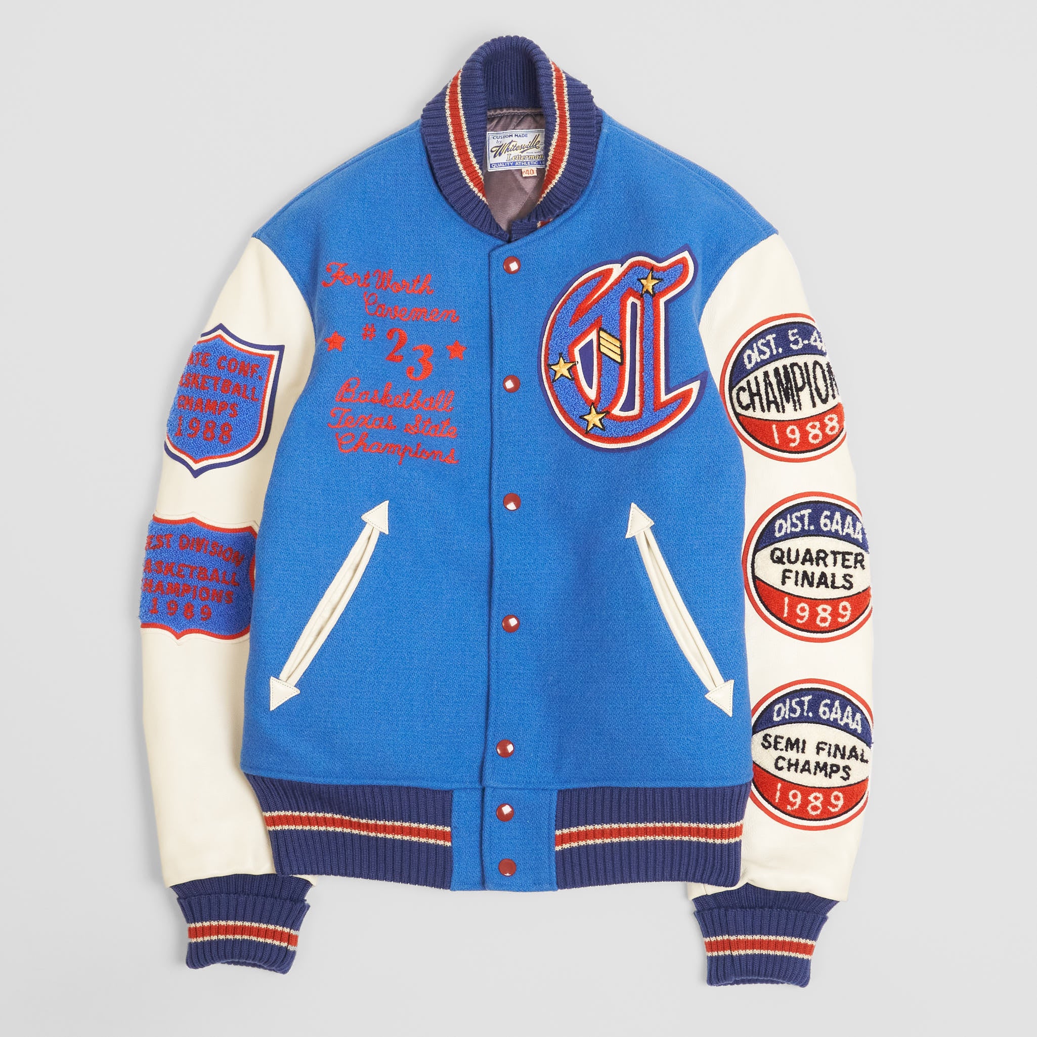 Whitesville Letterman Varsity Baseball Jacket - DeeCee style