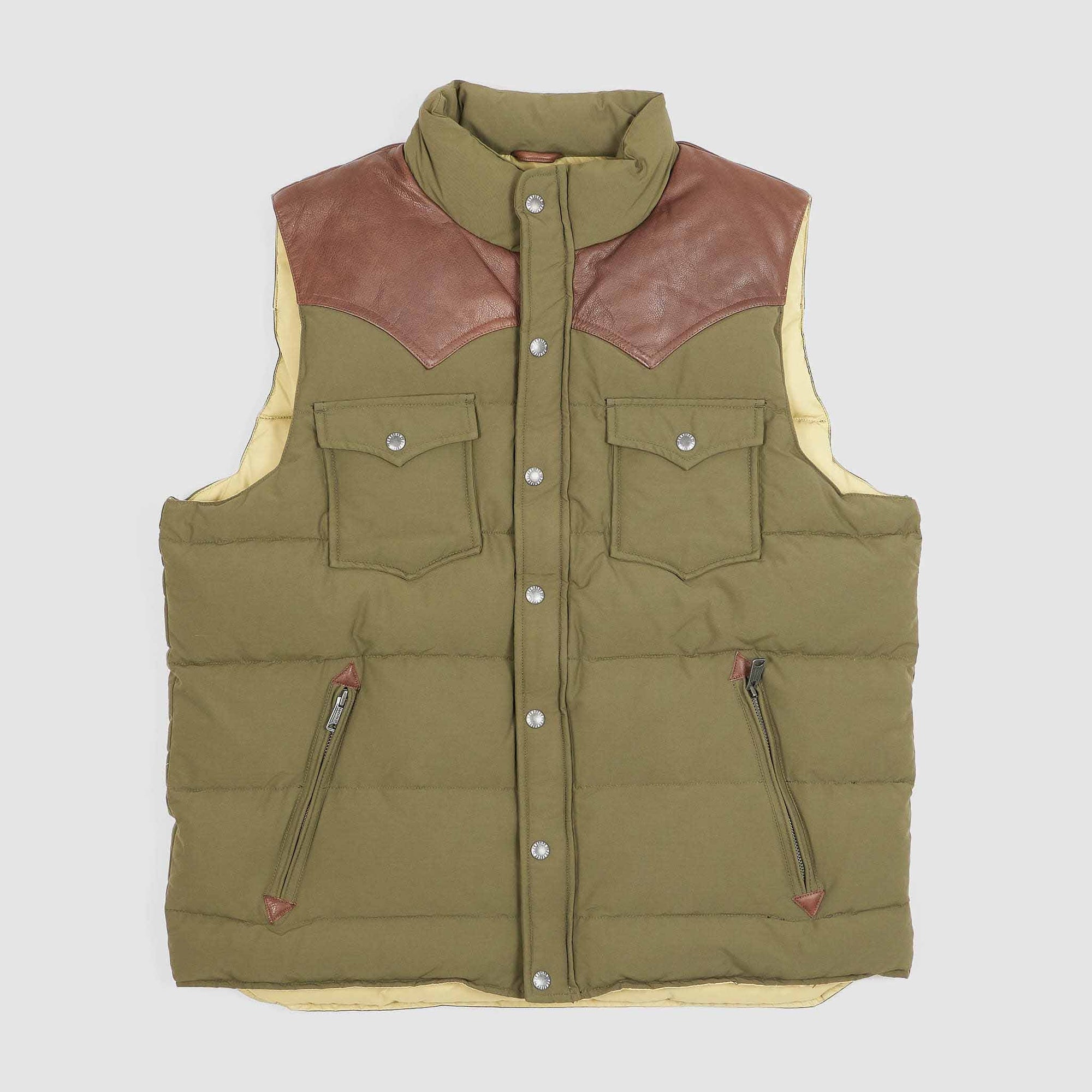 Tenjin Works Craftman Leather Vest - DeeCee style