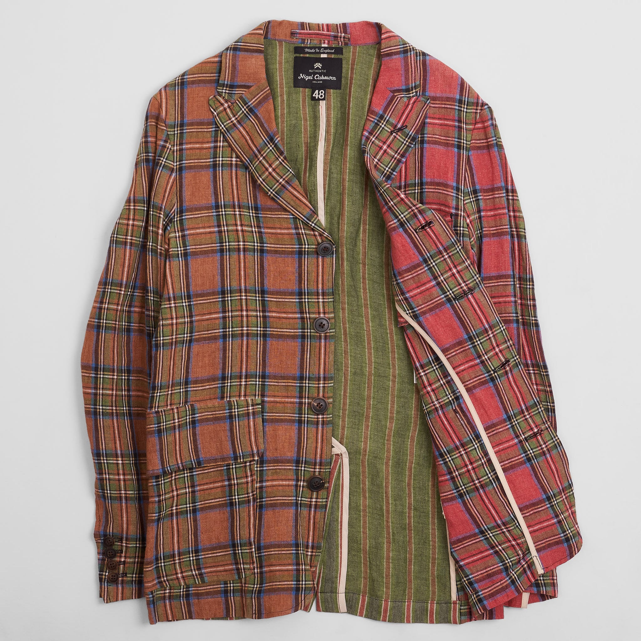 Light Colorful Check Jacket - Nigel Cabourn - DeeCee style