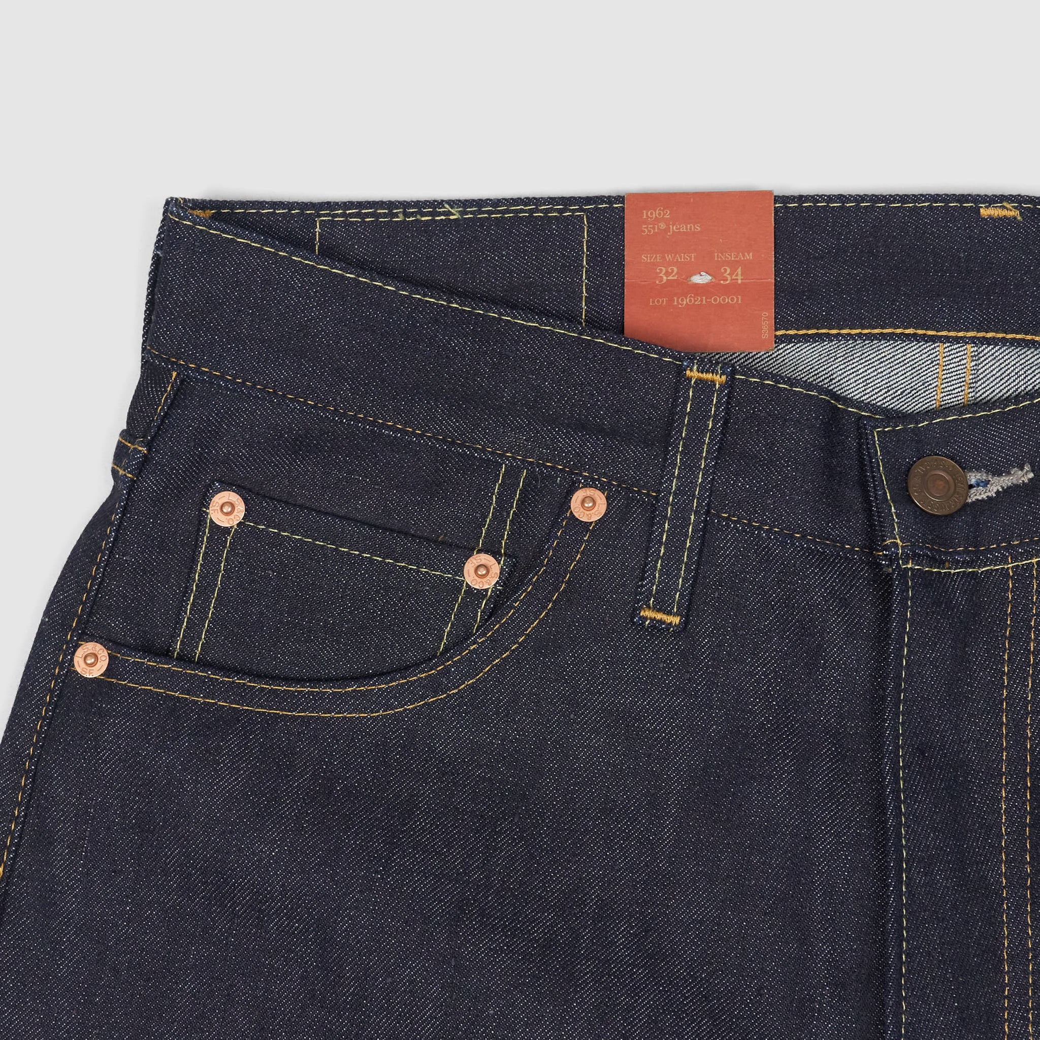 Levi's® Vintage Clothing 551™ZXX 1962 Cone Denim Jeans - DeeCee style