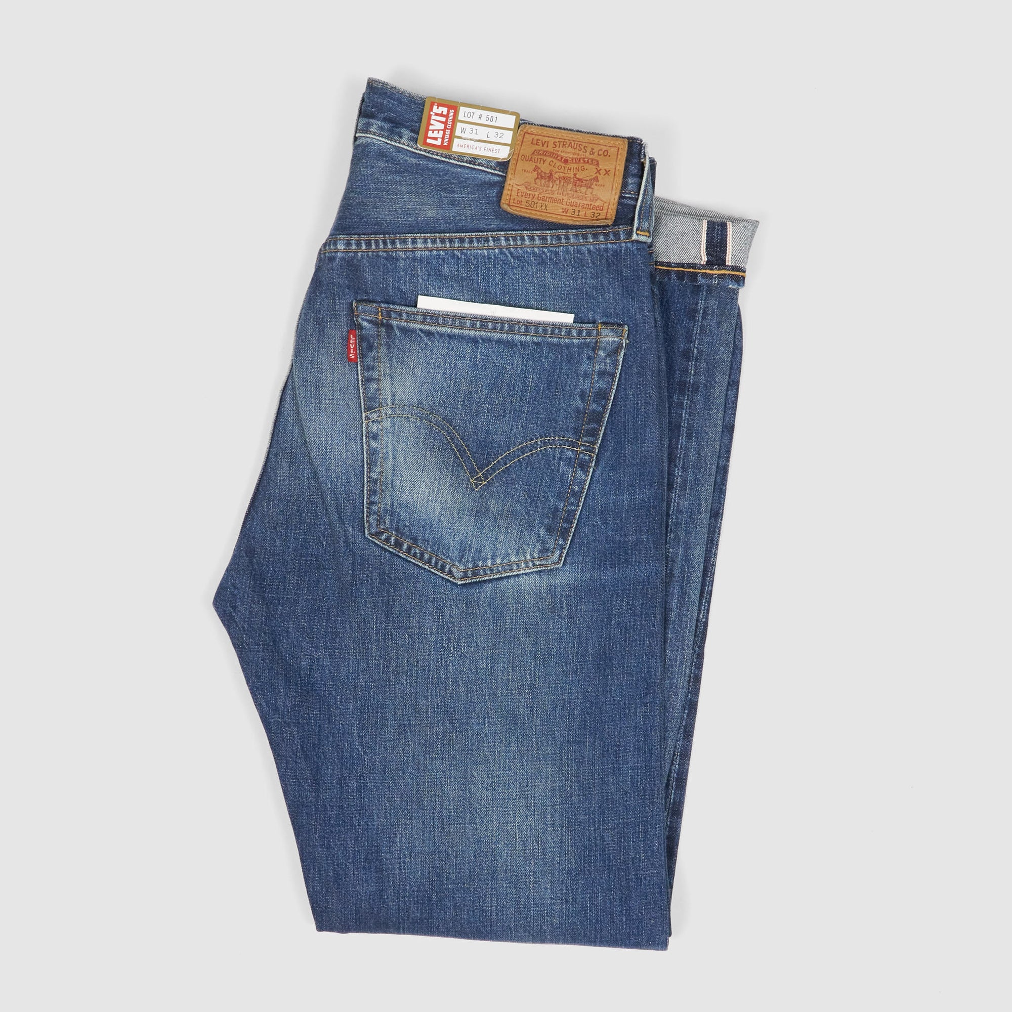 Levi's® Vintage Clothing 501® 1944 Rinsed Denim Jeans - DeeCee