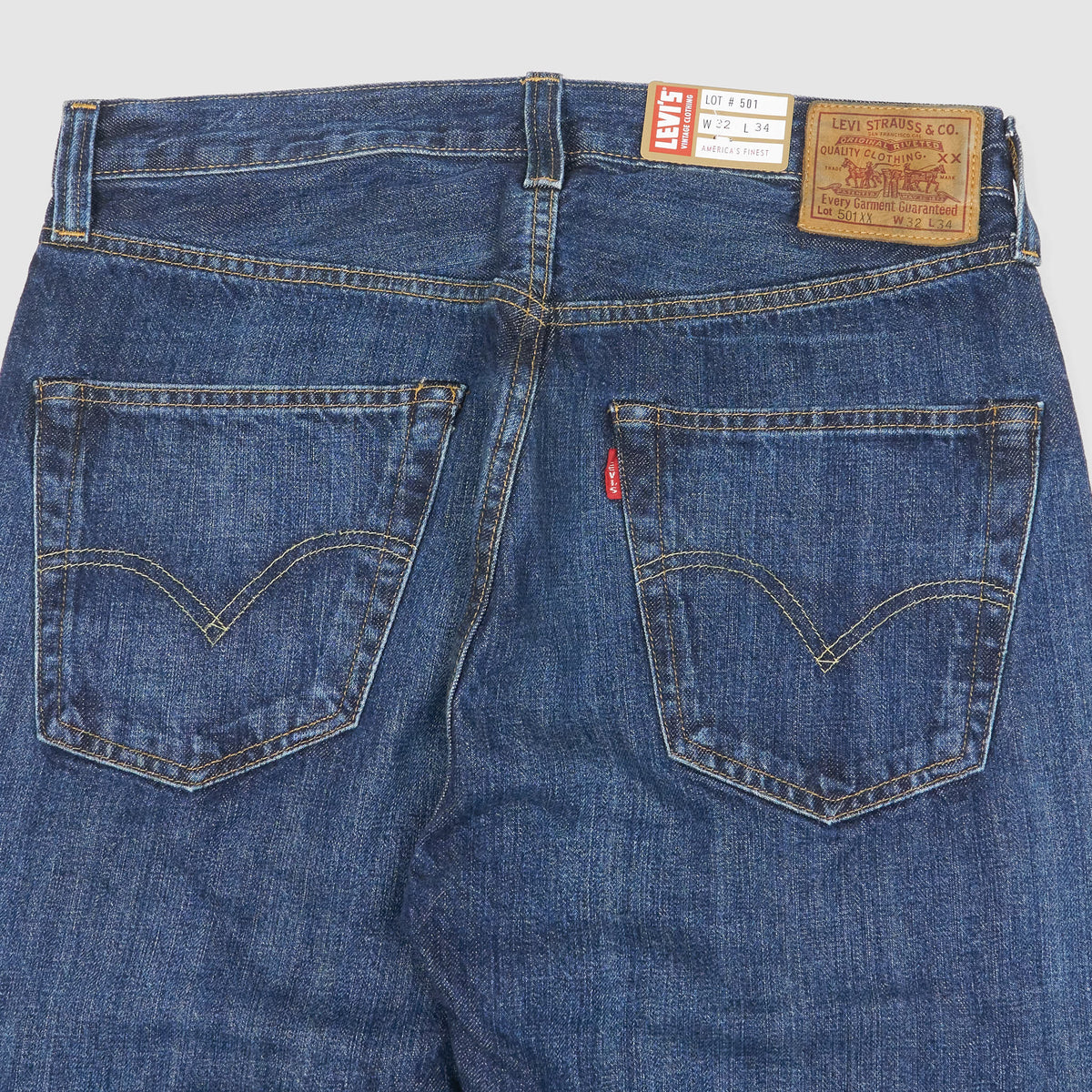 Levi's® Vintage Clothing 501® 1947 Vintage Washed Denim - DeeCee style