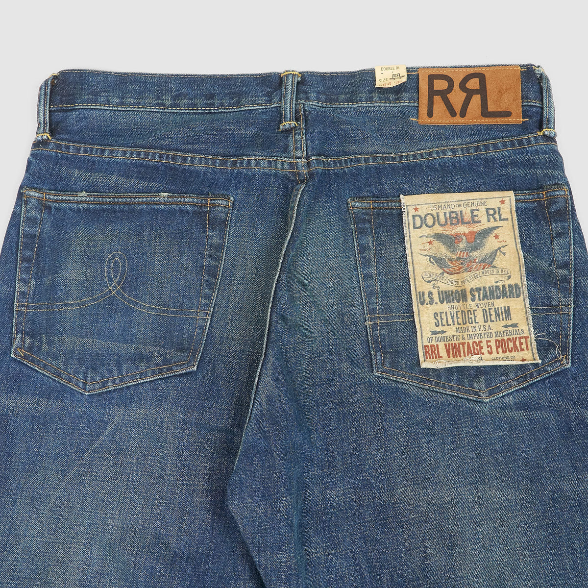 Double RL Straight Leg Selvage Jeans - DeeCee style