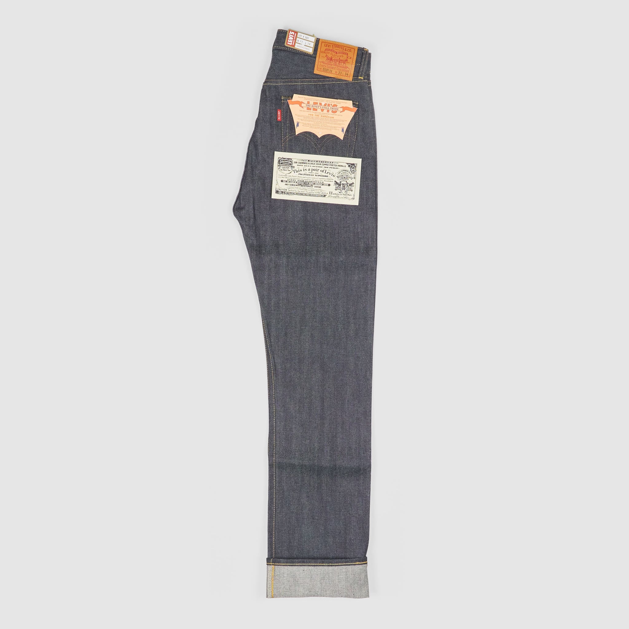 Levi's® Vintage S501®XX 1944s Original Rigid Jeans - DeeCee style