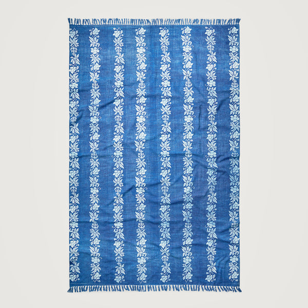 printed beach blanket