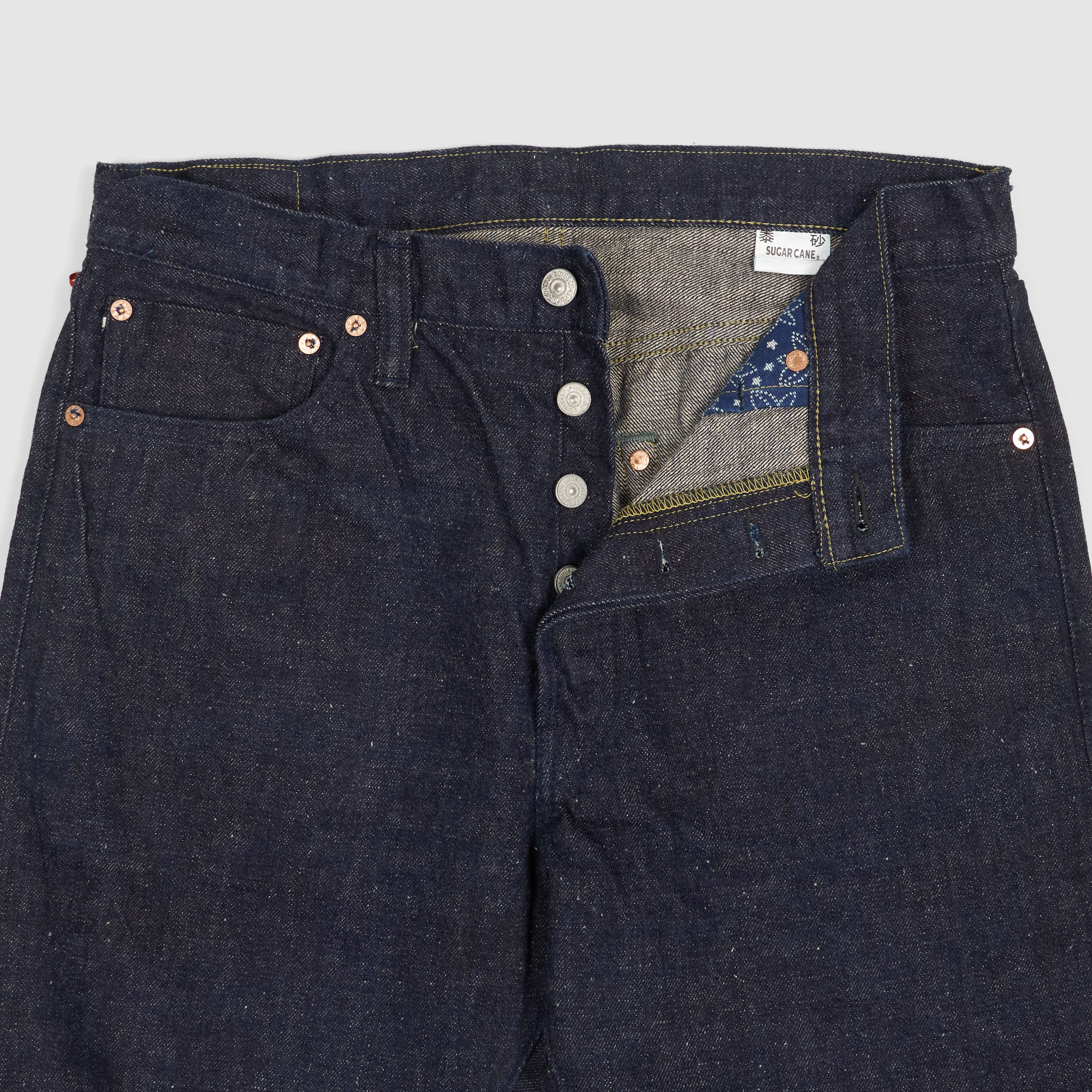 Sugar Cane Edo-Ai Authentic Indigo Limited Edition 5 Pocket Jeans ...