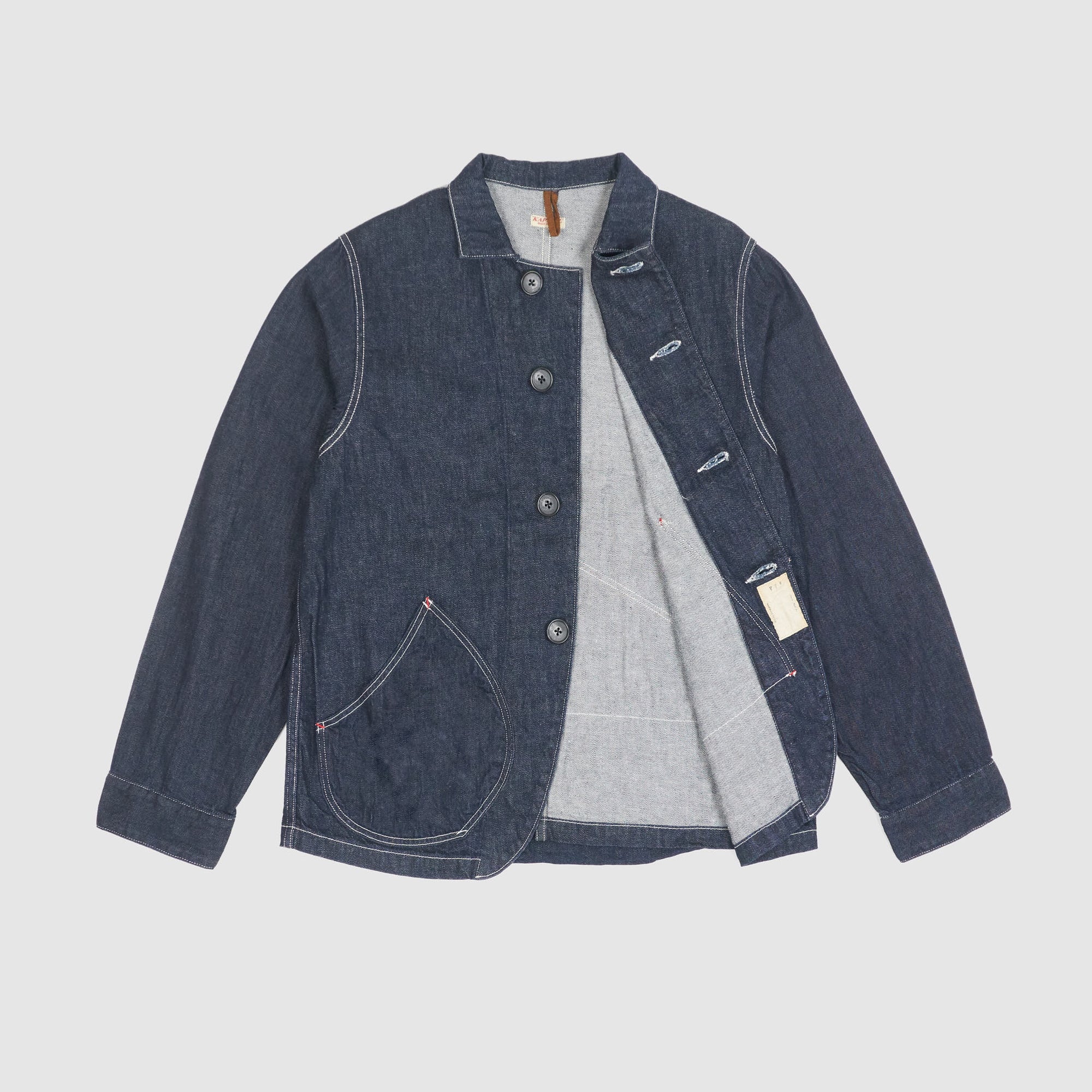 Needles UNISEX Jacquard Woven Type Two Denim Work Jacket - DeeCee